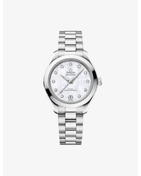 Omega - Seamaster Aqua Terra 150M Stainless-Steel And 0.10Ct Diamond Watch 30Mm - Lyst