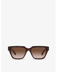 Vogue - X Hailey Bieber Vo5512s Rectangle-frame Acetate Sunglasses - Lyst