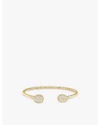 Boucheron - Serpent Boh&Egrave;Me Diamants S 18Ct- And 0.64Ct Round Diamond Bangle - Lyst