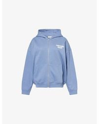 ADANOLA - Bold Brand-Print Cotton-Jersey Hoody - Lyst