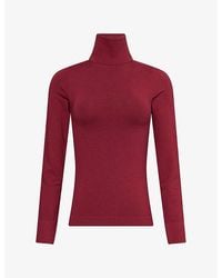 Perfect Moment - Seamless Woven Thermal Top - Lyst