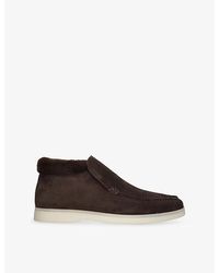 Aurélien - City Lined Suede Loafers - Lyst