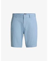 BOSS - Slip-Pocket Straight-Leg Slim-Fit Stretch-Cotton Shorts - Lyst
