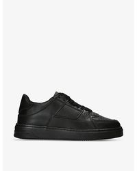Represent - Apex Panelled Grained-leather Low-top Trainers - Lyst