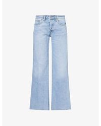 GOOD AMERICAN - Vintage Low Relaxed Flare-Leg Denim Jeans - Lyst