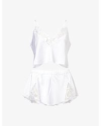 Bluebella - Leonora Luxury Satin Cami And Short Set - Lyst