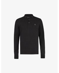AllSaints - Reform Cotton-piqué Polo Shirt X - Lyst