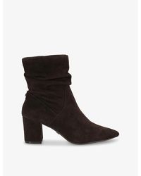 Carvela Kurt Geiger - Admire Low Slouch Suede Ankle Boots - Lyst