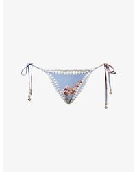 Zimmermann - Awaken Tie-Side Bikini Bottoms - Lyst
