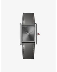 Cartier - Tank Louis Medium Watch 33.7 X 25.5Mm - Lyst