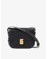 Soeur - Belissima Branded-Buckle Mini Leather Cross-Body Bag - Lyst