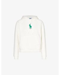 Polo Ralph Lauren - Embroidered-logo Kangaroo-pocket Cotton-blend Hoody - Lyst