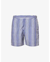Orlebar Brown - Bulldog Shore Striped Woven Swim Shorts - Lyst