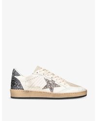 Golden Goose - Ballstar 11701 Distressed Leather Low-top Trainers - Lyst