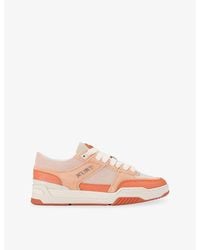 Kurt Geiger - Hatton Leather And Suede Trainers - Lyst