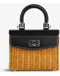 Rodo - Paris Willow Small Woven Top-handle Bag - Lyst