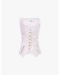 Vivienne Westwood - Monday Pinstripe Cotton Top - Lyst