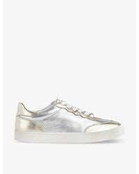 LK Bennett - Runner Panelled Leather Low-Top Trainers - Lyst
