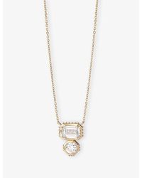 Astley Clarke - Toi Et Moi 14Ct And Lab-Grown Diamond Pendant Necklace - Lyst