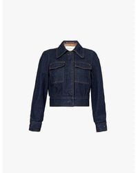 Dries Van Noten - Vistam Cropped Denim Jacket - Lyst