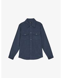 Reiss - Kai Twin-Pocket Regular-Fit Corduroy Overshirt - Lyst