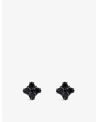 Thomas Sabo - Floral-Shape 925 Sterling And Cubic Zirconia Stud Earrings - Lyst