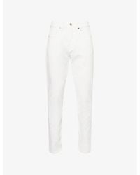 Eleventy - Straight-Leg Corduroy Cotton Blend Trousers - Lyst