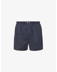 Derek Rose - Plaza Polka Dot-Pattern Classic-Fit Cotton Boxer Briefs - Lyst