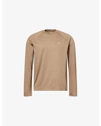 dunhill - Ath-Luxury Long-Sleeves Wool And Cashmere T-Shirt - Lyst