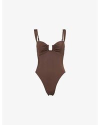 Away That Day - Cannes Balconette High-Leg One-Piece - Lyst
