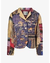 By Walid - Patchwork Rawan Woven Jacket - Lyst