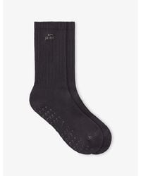 NikeSKIMS - Dri-Fit Pilates Grip Cotton-Blend Crew Socks - Lyst