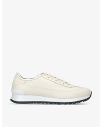 John Lobb - Foundry Ii Leather Low-top Trainers - Lyst