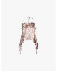 Rat & Boa - Assisi Striped Sheer Top - Lyst