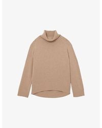 Reiss - Brooklyn Roll-Neck Wool And Cashmere-Blend Jumper - Lyst