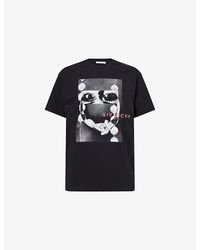 Givenchy - Graphic-Print Crewneck Cotton-Jersey T-Shirt - Lyst