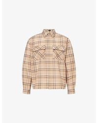 Represent - Sheer Flannel Check-Pirnt Woven Shirt - Lyst
