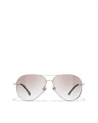 Chanel - Pilot Sunglasses - Lyst