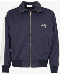 Bally - Brand-embroidered Relaxed-fit Cotton-blend Sweatshirt - Lyst