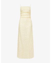 Bec & Bridge - Cabine Sequin Woven Maxi Dress - Lyst