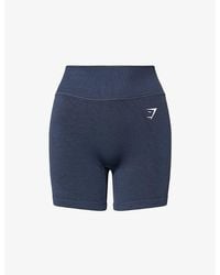 GYMSHARK - Interval Seamless Logo-Print Shorts - Lyst