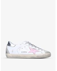 Golden Goose - Superstar 81482 Leather And Suede Low-Top Trainers - Lyst