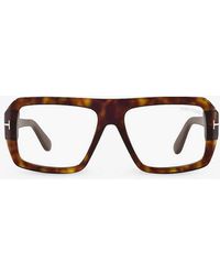 Tom Ford - Ft5903-b Square-frame Acetate Glasses - Lyst