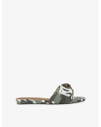Kurt Geiger - Kensington Flat Sandals - Lyst