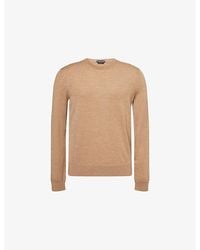 Tom Ford - Long-Sleeve Crew-Neck Wool Knitted Jumper - Lyst
