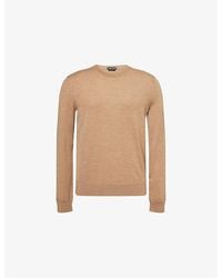 Tom Ford - Long-Sleeve Crew-Neck Wool Knitted Jumper - Lyst