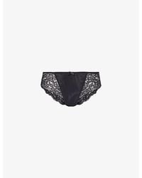 Panache - Ana Brazilian Mid-Rise Stretch-Lace Briefs - Lyst