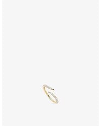 Missoma - Fine Open Claw 9Ct And 0.31Ct Diamond Ring - Lyst