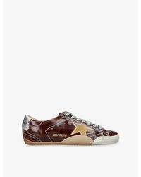 Golden Goose - True-Star 40532 Patent-Leather Trainers - Lyst