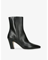 Aeyde - Maris 75 Leather Heeled Ankle Boots - Lyst